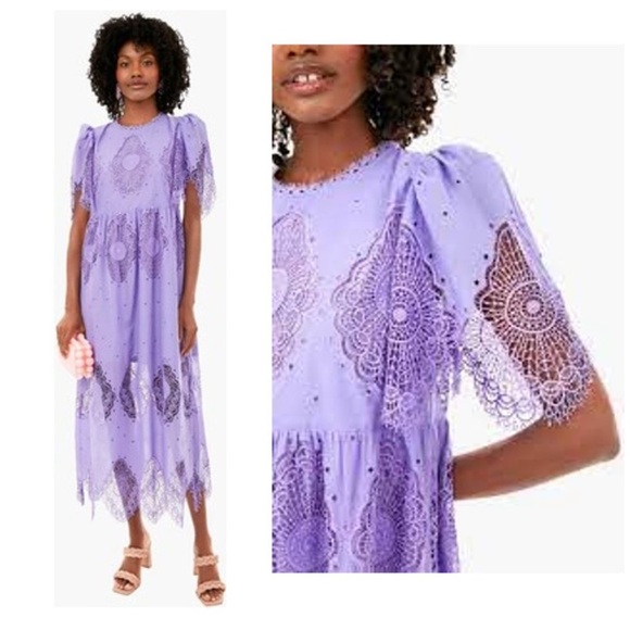Tuckernuck Lace Lilac Catalina Dress size Large - Picture 4 of 4